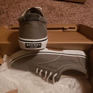 sperry halyard ll sw ash grey